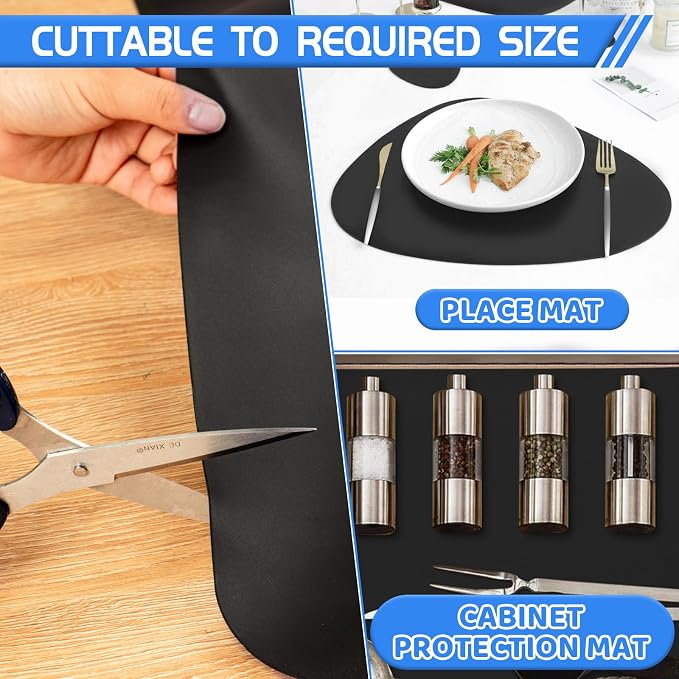 Warome Silicone Mat, Nonstick Silicone Craft Mat/Placemats, Washable Silicone - Image 7