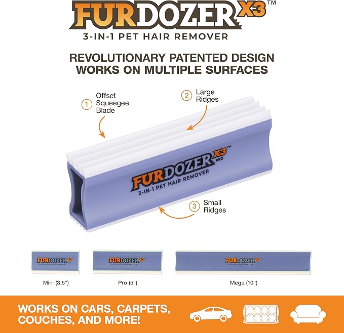 FurDozer Pet Hair Remover & Auto Detailing Tools - Image 3