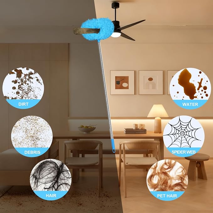 Eunice 13-49.7 Inches Ceiling Fan Duster - Image 5