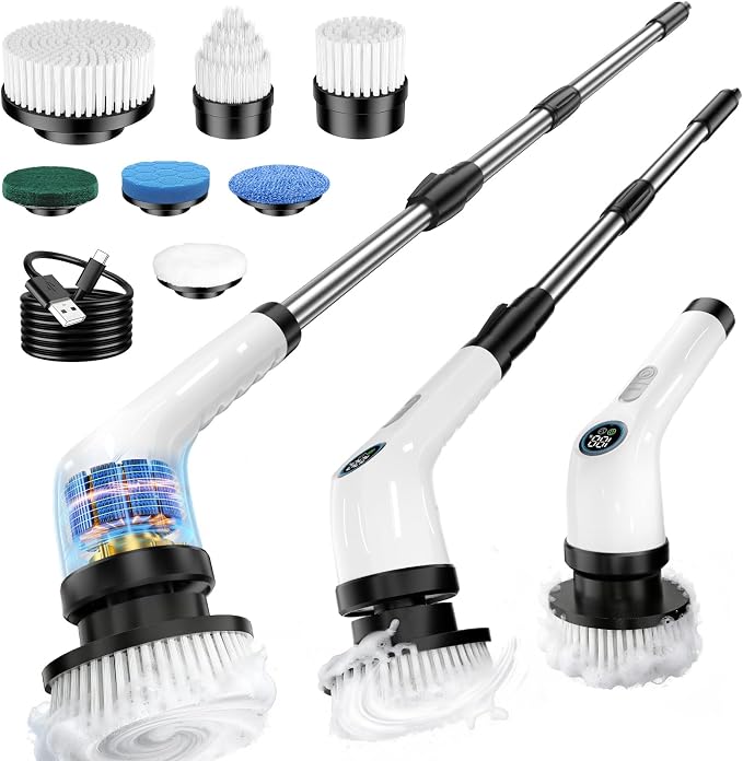 Electric Spin Scrubber Upgraded Battery by EYEFEAT