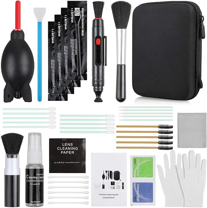 17-in-1 Camera Cleaning Kit for DSLR Cameras, by ZACRO