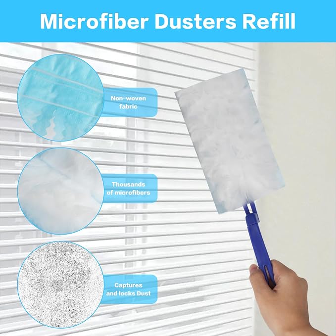 20 Pcs for Swiffer Duster Refills for Swiffer Dusters, Heavy Duty Duster for - Image 3