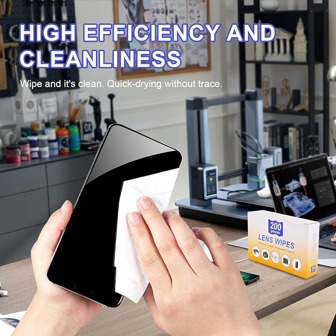 Lens Wipes for Eyeglasses, Eyeglass erasers are packed separately，Glasses - Image 4