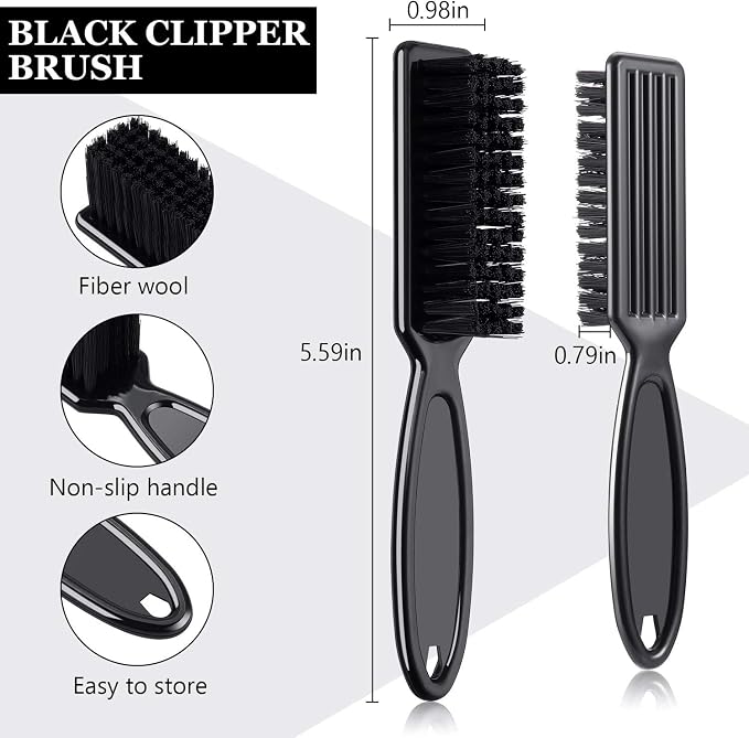 Patelai 12 Pcs Barber Clipper Brush Blade Trimmer Cleaning Brush - Image 2
