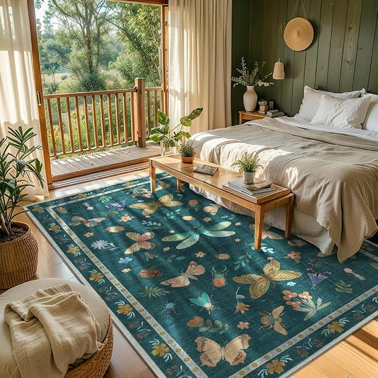 5x7 Washable Area Rugs for Bedroom & Living Room - Image 2