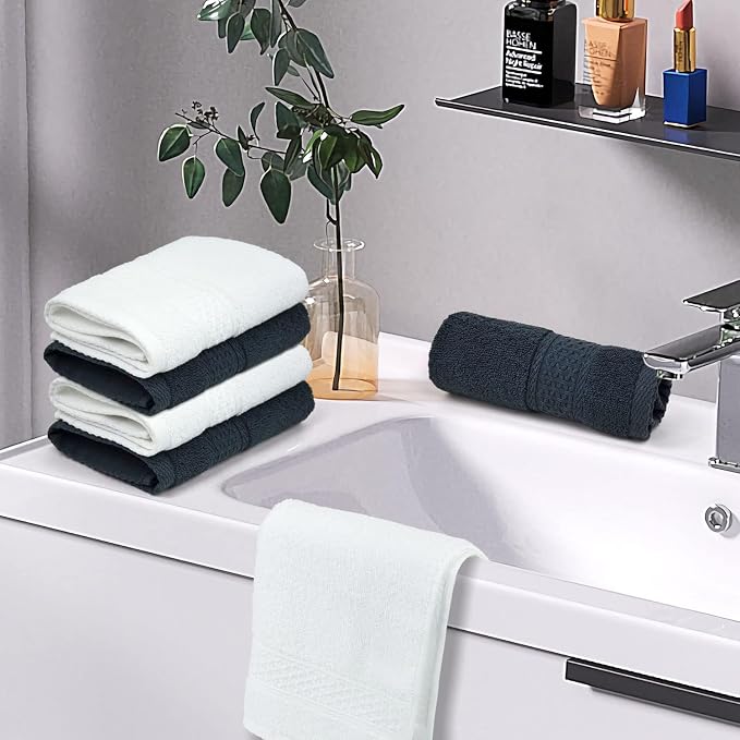 Cleanbear Extra Soft Wash Cloths Washcloths Set 6-Pack 13 x 13 Inches, Highly - Image 6