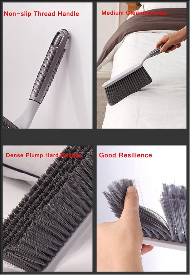 Dusting Brush, Medium Handheld Broom, Cleaning Heavier Litter - Image 5