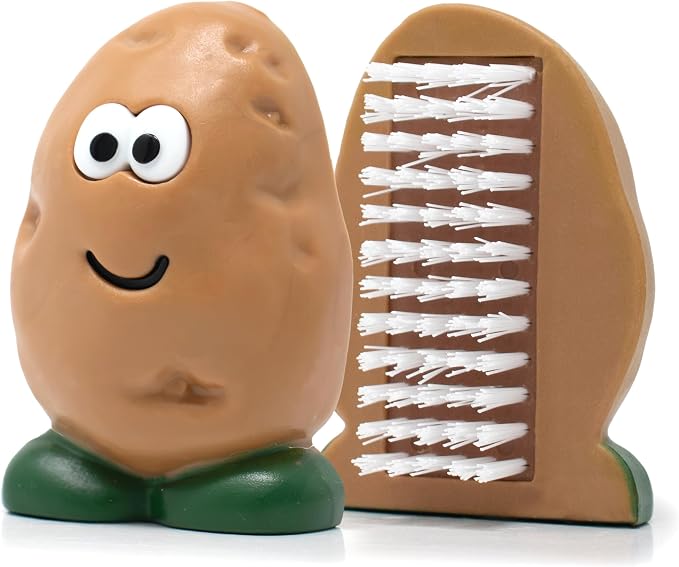 Joie Spud Dude Potato Brush, Vegetable and Fruit Scrubber, Produce Cleaner by TheJoie