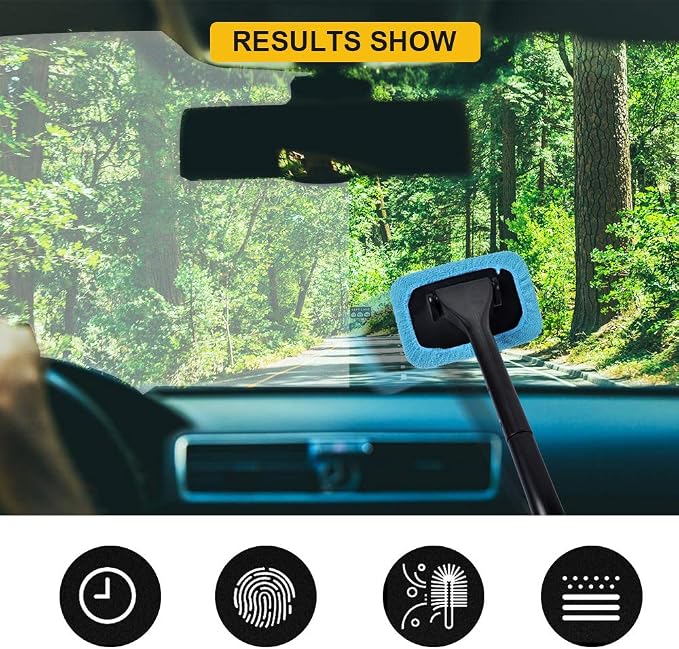 Car Care Microfiber Cloths for Windshield Cleaning Tool, Windshield Cleanner - Image 6