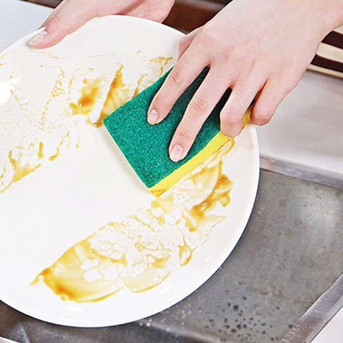 Kitchen Cleaning Sponges, Cleaning Sponges in Bulk, Non Scratch Dishwashing - Image 2