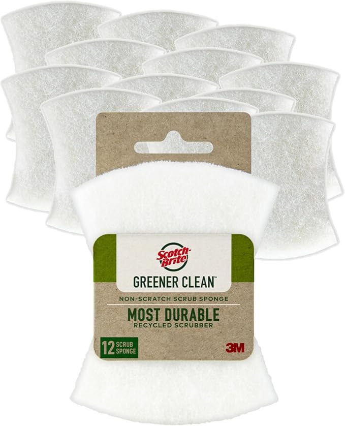 Scotch-Brite Greener Clean Non-Scratch Scrub Sponge, Sponge by Scotch-Brite