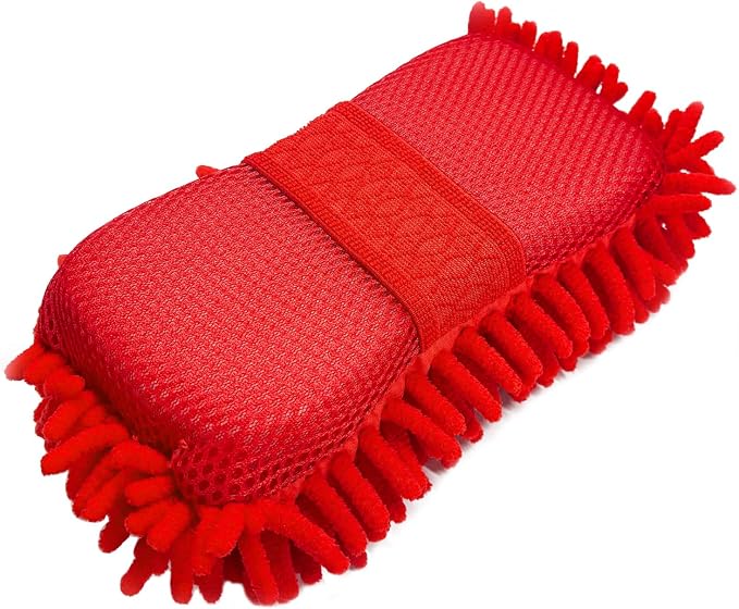 Microfiber Car Wash Sponge, Scratch-Free Vehicle Washing Mitt by Unknown