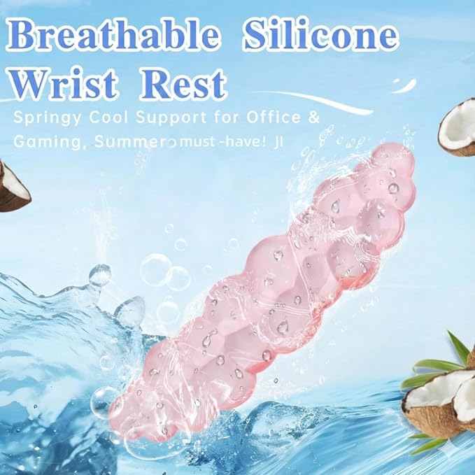Ergonomic Cloud Gel Wrist Rest&Computer Keyboard Stand, Massage Wrist Rest - Image 5
