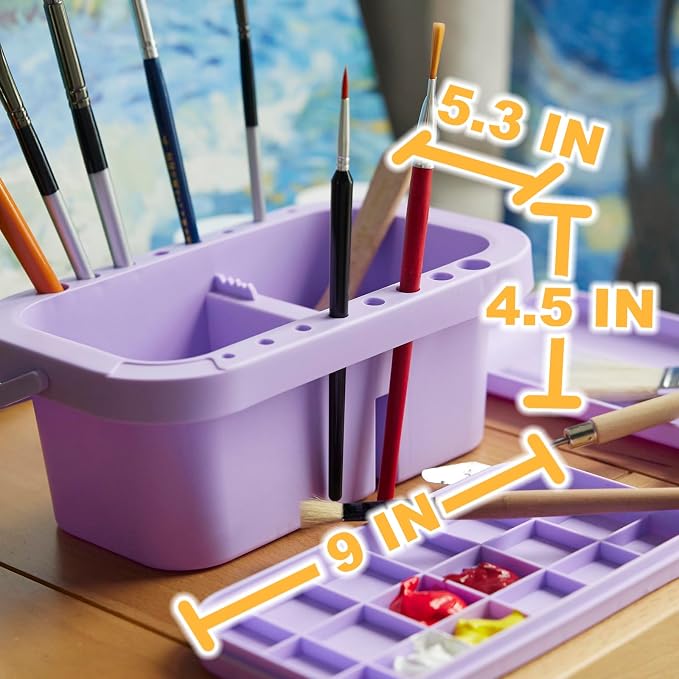 SEVENY Paint Brush Cleaner, Paint Brush Holder and Organizers - Image 5