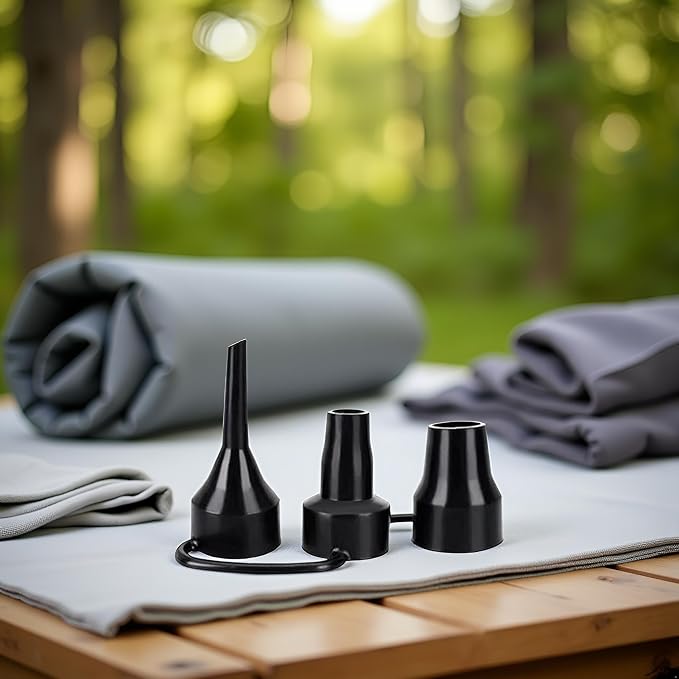 3 Sizes Black Air Pump Replacement Nozzles, Plastic Pump Nozzles, Inflatable - Image 5