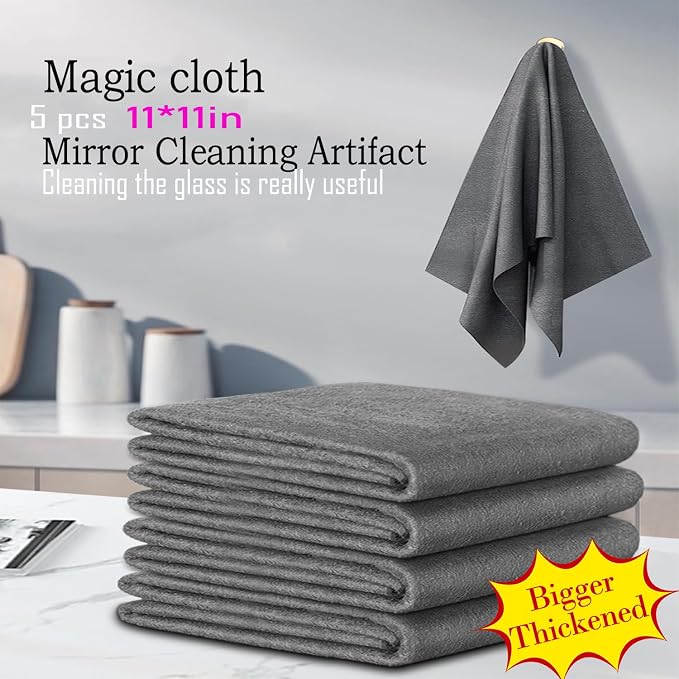 5 PCS 11×11 Inches New Real Magic Cloth Thickened Magic Cleaning Cloth - Image 6