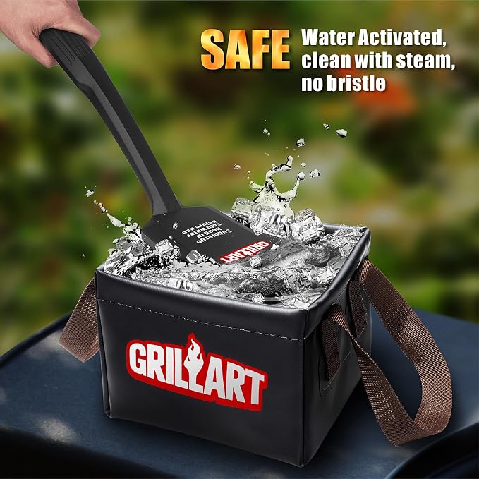 GRILLART Grill Brush Bristle Free, SteamWizards Grill Cleaner Brush - Image 2