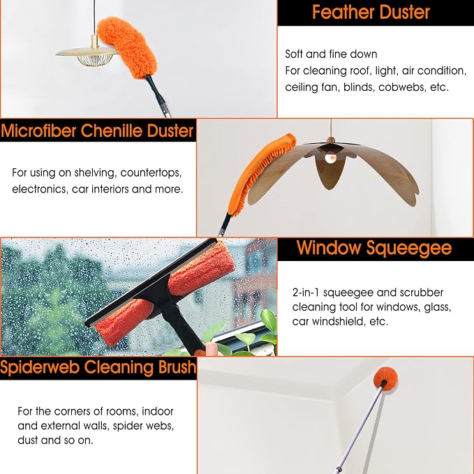 Buyplus 26FT Reach Dusting Kit, Long Duster - Image 3