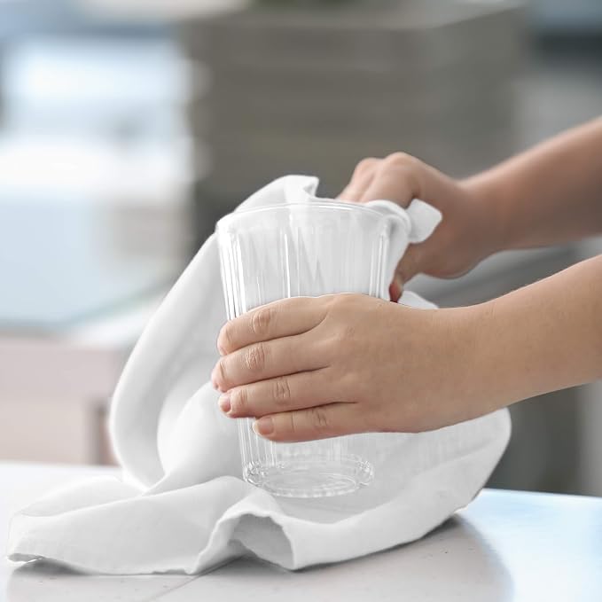 Shop Towels – Pack of 50 Reusable Cleaning Rags – Durable Quality Cotton – 13" - Image 6