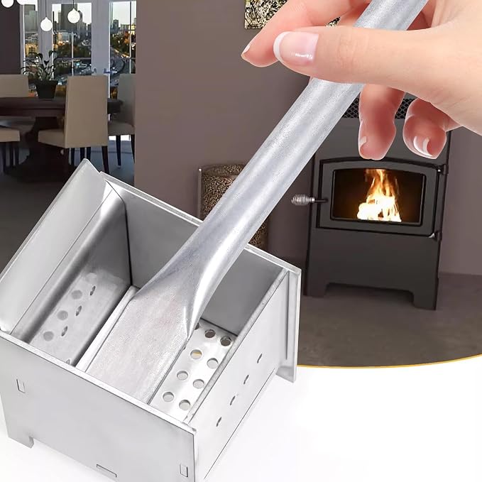 Professional Steel Wire Brush for Pellet Stove Cleaning, Steel Brush - Image 5