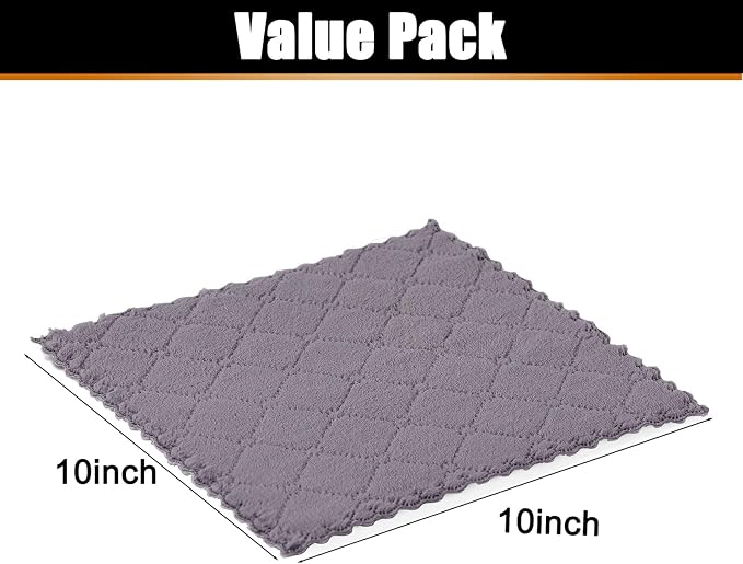 Mordimy 24 Pack Kitchen Cloths Dish Towels, Super Soft and Absorbent Dish Cloths - Image 5