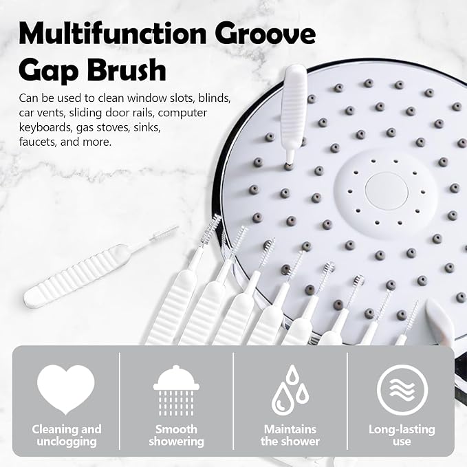 100 Pieces Mini Shower Head Cleaning Brush Multifunctional Gap Hole - Image 4