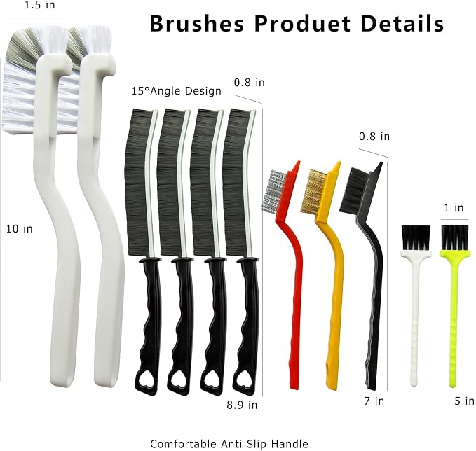 11Pcs Crevice Cleaning Brush, Gap Cleaning Brush - Image 5