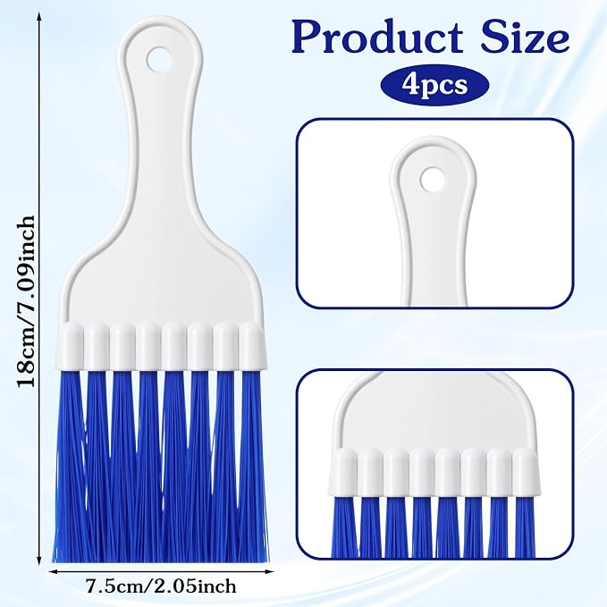 4 Pcs Refrigerator Coil Cleaning Brushes Dryer Vent Cleaner Brush Air - Image 3