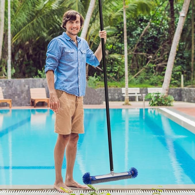 Poolvio Professional 17.5" Floor & Wall Pool Cleaning Brush - Image 8