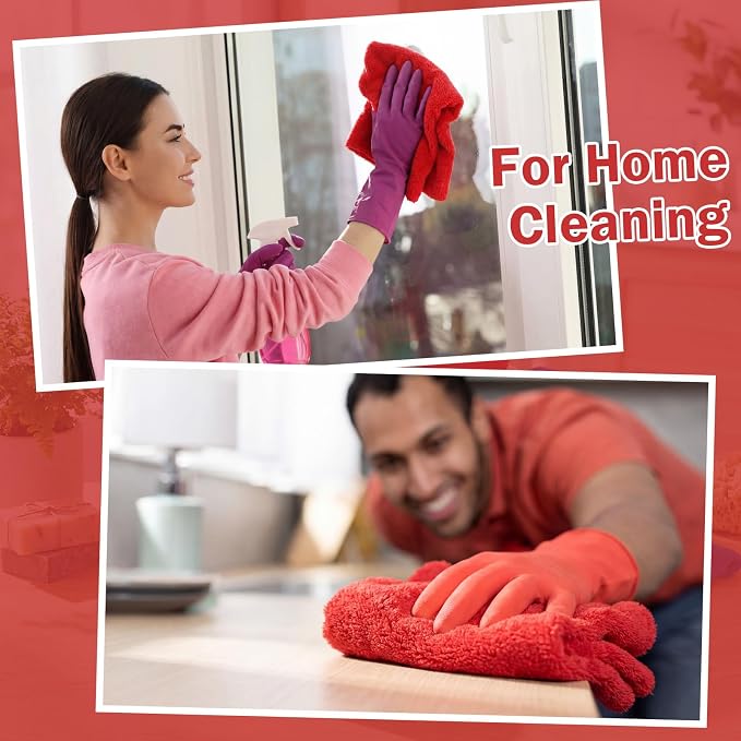 Tallew 15 Pcs Car Microfiber Towels Buffing Drying Wash Cleaning Cloths Plush - Image 6