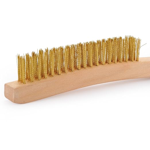 MAXMAN Brass Brush, Soft Brass Bristle, Wire Brushes - Image 3