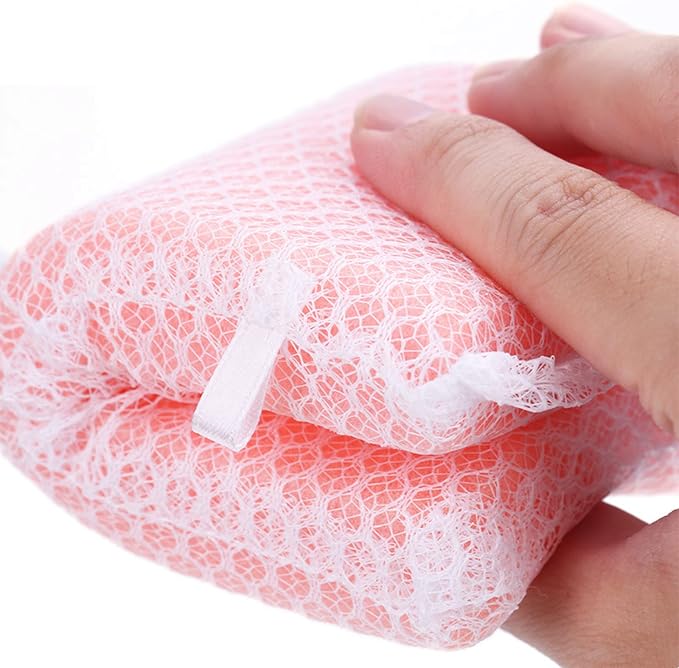Sponge Individually Wrapped, Kitchen Dishwashing Sponge, Mesh Net Scouring Pad - Image 3