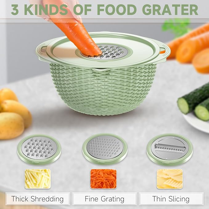 4-1 Strainer Bowl with Lid Set - Image 3