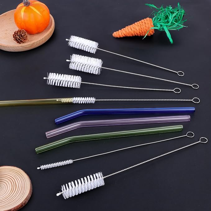 AZEN 15 Pack Straw Cleaner Brush Set, 12 inch Extra Long, 5 Different Diameters - Image 5