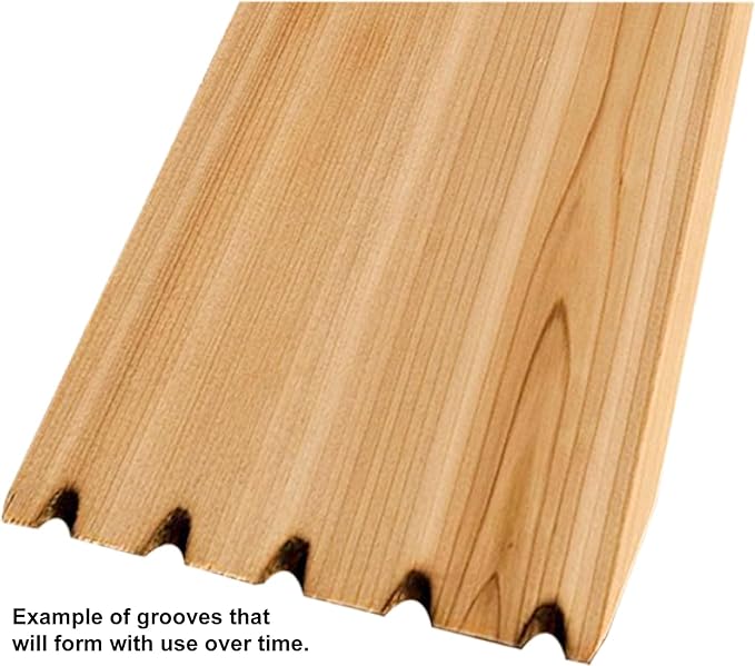 Grill Dog Cedar Hog BBQ Grill Brush Scraper - Image 2
