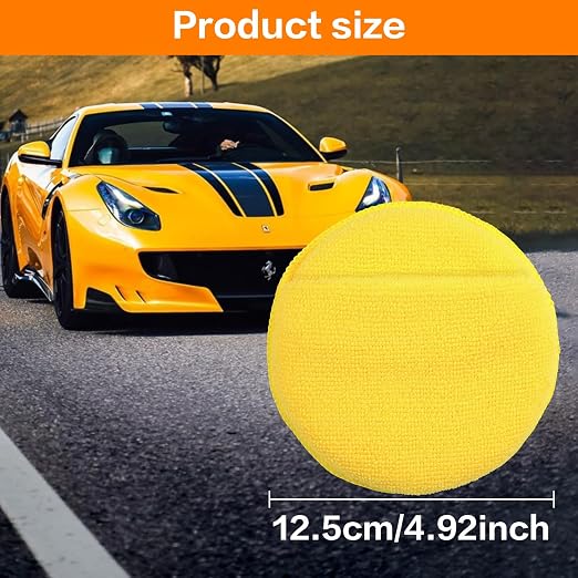Microfiber Wax Applicator Pads, Car Wax Applicator - Image 4