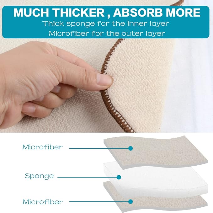 SINLAND Microfiber Dish Drying Mat Super Absorbent Dish Drying Pad - Image 3