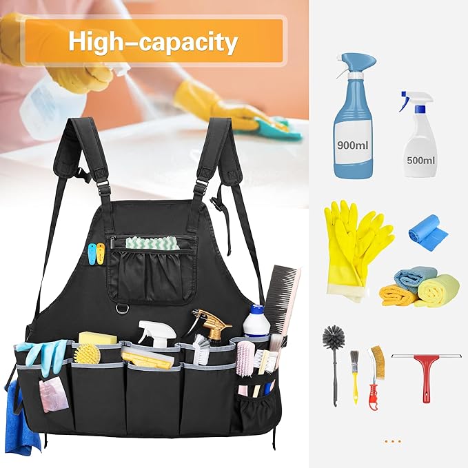 Extra-Large Cleaning Caddy & Large Apron, Organizer - Image 8