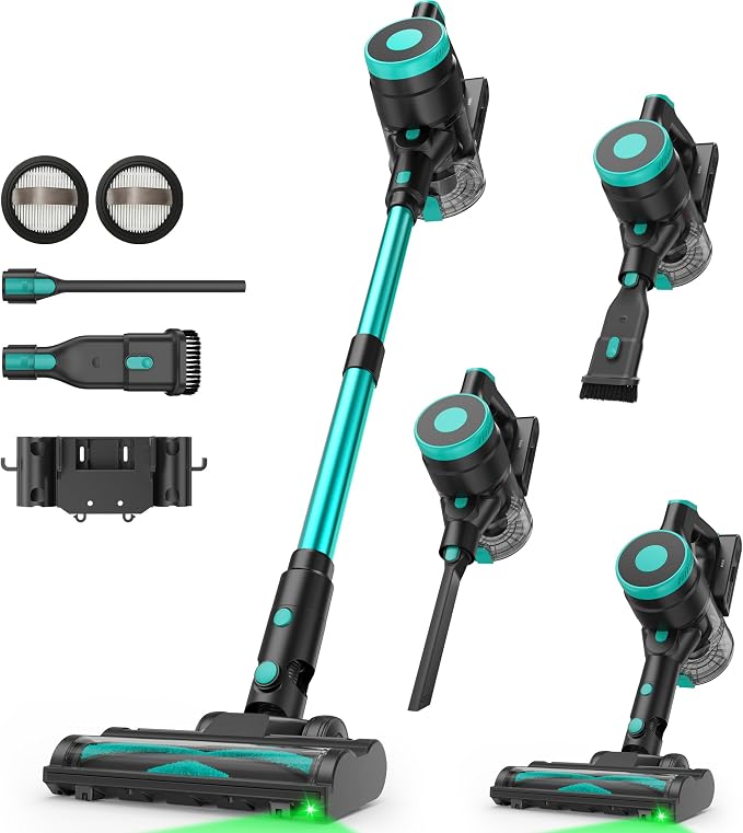Zefiro Cordless Vacuum Cleaner, 45Mins Runtime Vacuum Cleaners by Zefiro