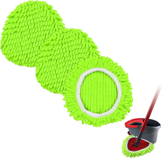 Mop Replace Head for O Cedar, Spin Mop Heads Replacements for Ocedar Easywring by Yuunaie