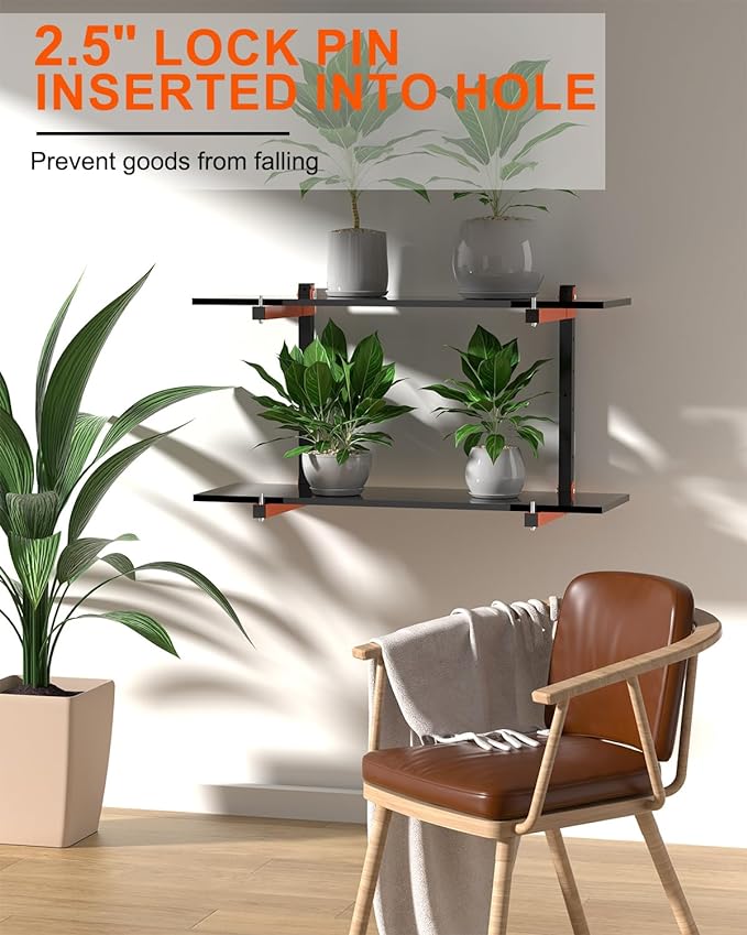 Lumber Storage Rack Wall-Mounted Lumber Racks Heavy Duty Wood Storage Rack - Image 5