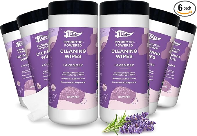 TEEM Probiotic Cleaning Wipes by SCDProbiotics