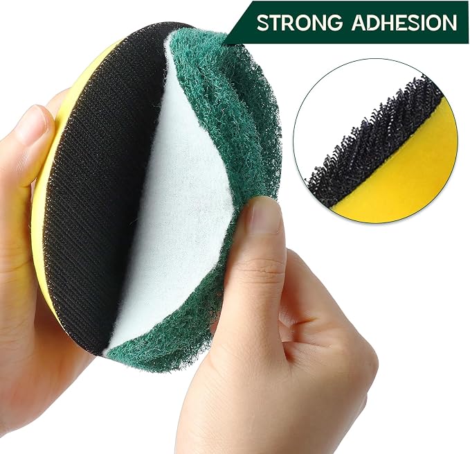 Power Scrub Pads Drill Attachment, GOH DODD 15 Pieces 5 Inch Headlight - Image 5