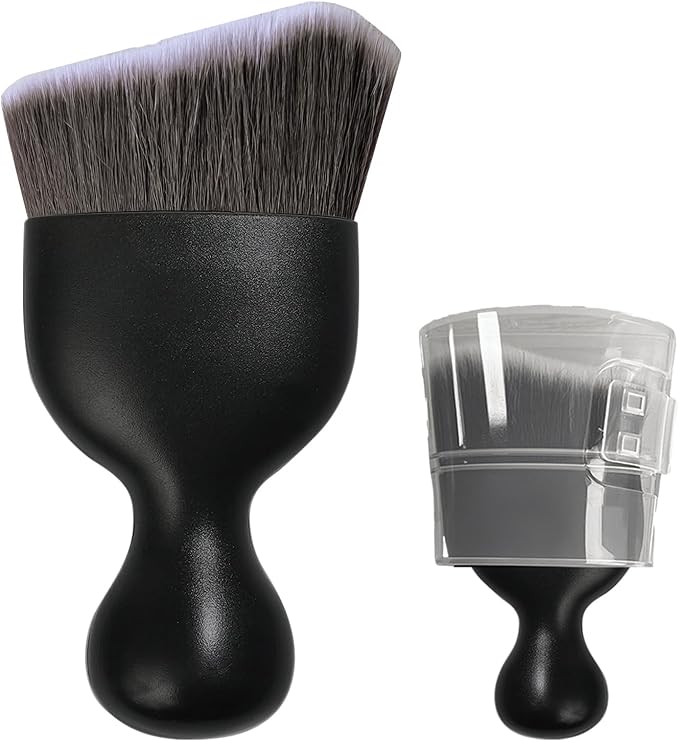 Ziciner Car Detailing Brush, Curved Soft Bristles Auto Removal Dust Collectors by Ziciner