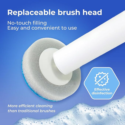 24 Pack Disposable Toilet Brush Refill Pads, - Image 2