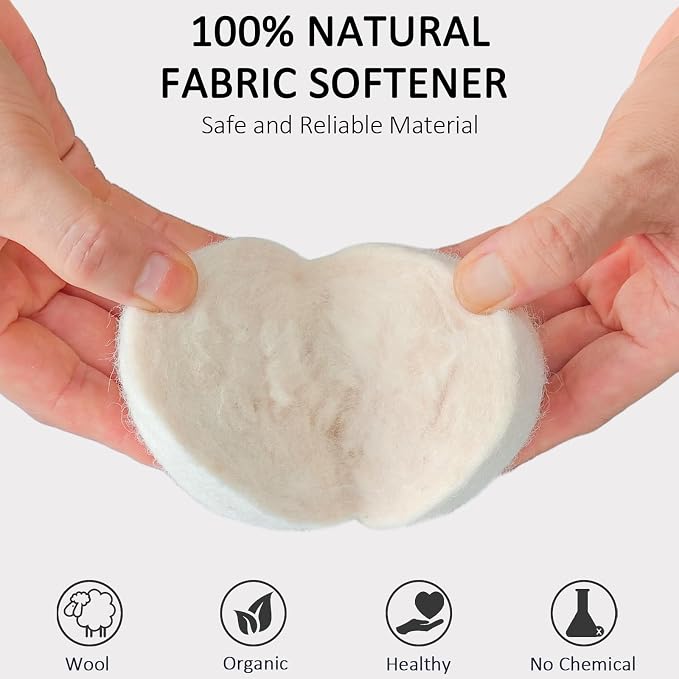 24 Pack Wool Dryer Balls XL Reusable Laundry Balls - Image 3