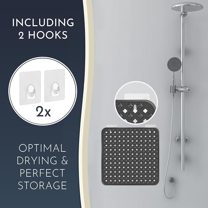 Homerella Anti Slip Shower Mat | Anti Mold Non Slip Bathtub Mat - Image 4