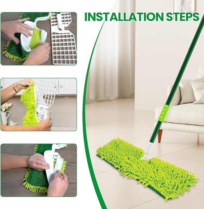 3 Pack Mop Head Replacement for Libman 18" 2-Sided Microfiber Dust Mop - Image 5