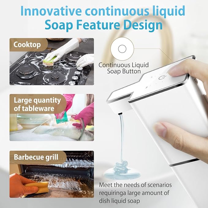 Automatic Liquid Soap Dispenser Touchless Soap Dispenser 380ml/12.8oz - Image 4