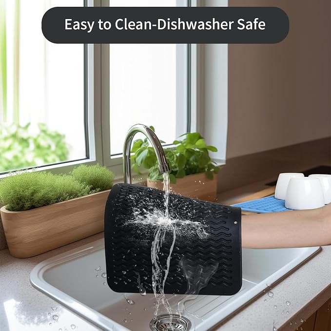 ZLR 2 Pcs Silicone Dish Drying Mats - Image 4